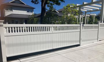 FENCING Awards 2021 Finalist - Hampton Style Shiplap Feature fencing and gates by Melbourne Fencing Specialists